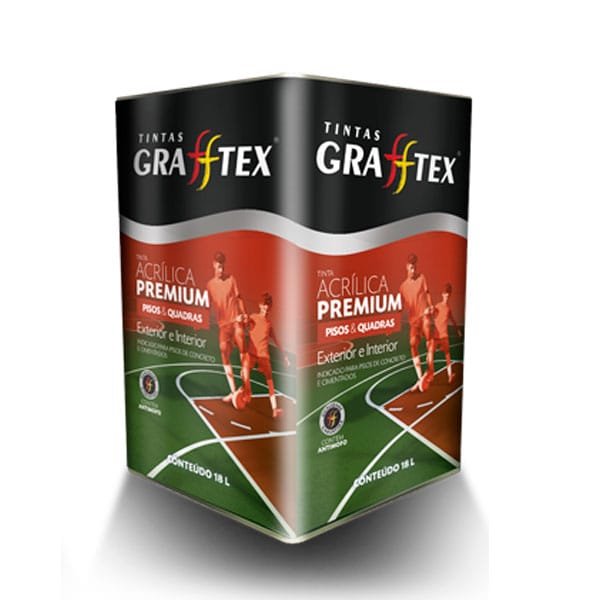 Tinta Piso Grafftex Preto 18L — Verniz