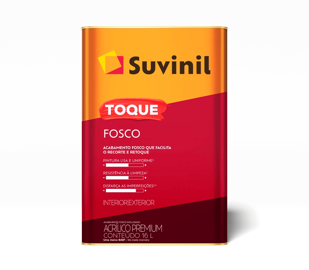 Tinta Suvinil Toque Fosco Branco Neve 18l