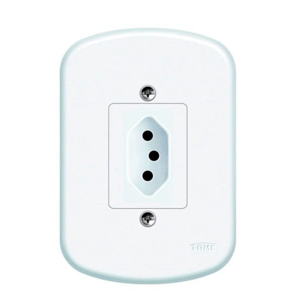 Tomada Fame Blanc+ Padrão 10 Amperes