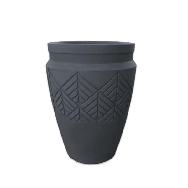 Vaso Japi Plástico Cilindro Tribo 32 Preto Ardósia