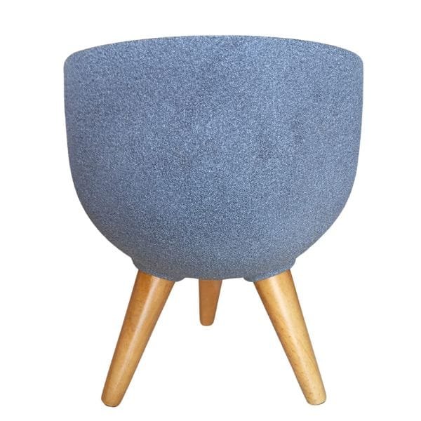 Vaso Japi Plástico Redondo Decore 33 Grafite