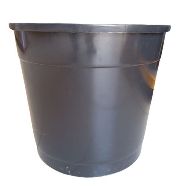 Vaso Plástico Redondo Nutriplast Preto Grande N8