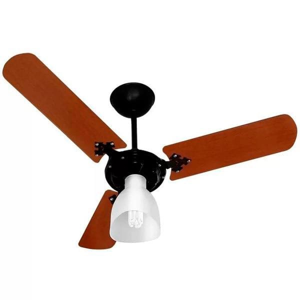 Ventilador Teto Delta New Flow Preto/ Mogno 127v Venti-Delta